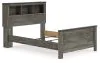 Ashley Furniture B4480B3 Ashley Furniture B4480B3 Frandern - Full Bookcase Panel Bed - Gray