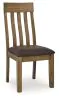 Ashley Furniture PCD592-01 Urbinforte - Dining Upholstered Side Chair (Set of 2) - Light Brown