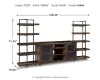 Ashley Furniture W633W1 Ashley Furniture W633W1 Starmore - 3 Pc. - Entertainment Center - 70
