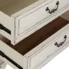Liberty Furniture 520-BR-CSLDMCN Abbey Park - 5 Piece Bedroom Set (California King Sleigh Bed, Dresser & Mirror, Chest, Nightstand) - Antique White