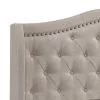 CoasterEssence 310073F Sonoma - Upholstered Full Wingback Bed - Beige