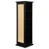 CoasterEssence 910083 Robinsons - Swivel Accent Cabinet With Cork Board - Black