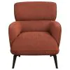 Coaster Fine Furniture 903081 Andrea - Upholstered Crecent Arm Accent Chair - Orange