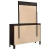 CoasterEveryday 202093M Carlton - 6-Drawer Dresser With Mirror - Cappuccino