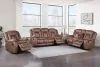 New Classic 20-2505B-3NP New Classic 20-2505B-3NP Morello - Manual 3 Piece Sofa & Loveseat & Recliner - Brown