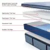 Tempur Sealy 53199351 Tempur Sealy 53199351 Posturepedic Plus - Paterson II Euro Pillow Top Medium Mattress - Queen