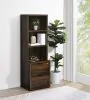 Coaster Fine Furniture 802713 Westpark - 3-Shelf Bookcase USB And Lockable Drawer - Dark Pine
