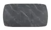 Coaster Fine Furniture 123131 Potero - Faux Marble Extension Leaf Dining Table - Black