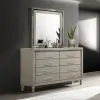 New Classic 00-B1248-DM New Classic 00-B1248-DM Lennox - Dresser & Mirror - Gray / Silver