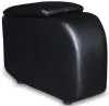 CoasterEssence 600002 Cyrus - Upholstered Home Theater Storage Wedge Console - Black