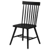 Coaster Fine Furniture 122502BLK Andrews - Windsor Spindle Back Dining Side Chair (Set of 2) - Black