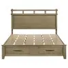 Coaster Fine Furniture 207530KEB2 Hazlewood - King Side Rails & Slats, Box 2 of 3 - Vineyard Oak