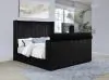 Coaster Fine Furniture 315945KE Centergrove - Upholstered Eastern King Wingback TV Bed - Black