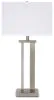 Ashley Furniture L204054 Aniela - Metal Table Lamp (Set of 2) - Silver Finish