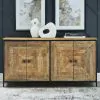 Ashley Furniture A4000581 Camney - Accent Cabinet - Brown / Black