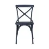 Liberty Furniture 179-C3005-N Vintage Series - X Back Side Chair - Navy