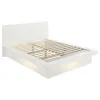 CoasterEssence 202990Q-S6P Jessica - 6 Piece Queen LED Bedroom Set - Cream White