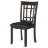 CoasterEveryday 102672 Lavon - Wood Dining Side Chair (Set of 2) - Espresso And Black