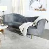 CoasterEssence 506864 Sophia - Upholstered Channel Tufted Sofa - Gray