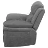 CoasterEssence 609543P Bahrain - Upholstered Power Glider Recliner - Charcoal