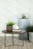 CoasterEssence 935995 Yaritza - Round Mango Wood Coffee Table - Natural And Gunmetal