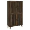 Coaster Fine Furniture 950335 Elouise - 4 Door Engineered Wood Tall Accent Cabinet - Dark Pine