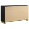 Coaster Fine Furniture 224783 Caraway - 6-Drawer Dresser - Black