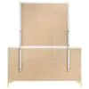 CoasterEveryday 224403M Kendall - 6-Drawer Dresser With Mirror - White