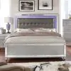 Furniture of America CM7977SV-Q-BED Brachium - Queen Bed - Silver