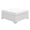 Furniture of America CM-OS2128WH-F Somani - Large Ottoman - White