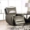 Furniture of America CM9921GY-CH-PM Phineas - Power Recliner - Gray