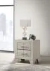Coaster Fine Furniture 225062 Trenton - 2-Drawer Nightstand Bedside Table - Rustic Cream