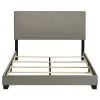 Coaster Fine Furniture 300851Q Dorian - Fabric Upholstered Queen Panel Bed - Taupe