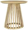 Coaster Fine Furniture 710607 Touhy - Round Solid Wood End Side Table - Natural Mango