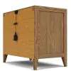 Riverside Furniture 51869 Halbrooke - 3 Drawer Nightstand - Light Brown