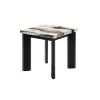 New Classic T3716-3P Strata - Faux Marble 3 Piece Occasional Set (1 Coffee & 2 End Tables) - Black / White