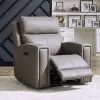 Liberty Furniture 7021LG-13P Camden - Swivel Glider Recliner P3 - Aline Light Gray
