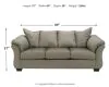Ashley Furniture 7500538 Ashley Furniture 7500538 Darcy - Sofa - Cobblestone