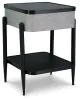Ashley Furniture A4000550 Jorvalee - Accent Table with Speaker - Gray / Black