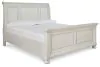 Ashley Furniture B742B22 Ashley Furniture B742B22 Robbinsdale - King Sleigh Bed - Antique White
