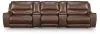 Ashley Furniture PCU62607S39 Ashley Furniture PCU62607S39 DeepWakes - 5-Piece Power Reclining Sectional With Power Armless Recliner And 2 Storage Consoles - Canyon