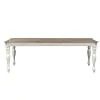 Liberty Furniture 244-DR-7LGS Liberty Furniture 244-DR-7LGS Magnolia Manor - 7 Piece Leg Table Set - Antique White / Brown
