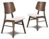 New Classic D1651-20 Oscar - Wood Back Chair (Set of 2) - Walnut