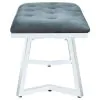 CoasterElevations 109453 Beaufort - Velvet Upholstered Dining Bench - Steel Gray