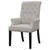 CoasterEssence 115183 Alana - Velvet Upholstered Dining Arm Chair - Sand