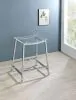 Coaster Fine Furniture 182358 Jovani - Acrylic Backless Counter Stool (Set of 2) - Chrome