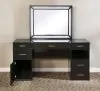 Furniture of America FOA-DK5684DG-PK Vickie - Vanity Set - Obsidian Gray