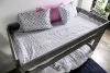 Furniture of America AM-BK100GY-BED-SLAT Arlette - Bunk Bed With 2 Slat Kits - Gray