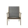 New Classic G5532-72 Radius - Patio Wood And Wicker Side Chair (Set of 2) - Gray