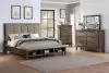 New Classic 00-594G-34C New Classic 00-594G-34C Cagney - 5/0 Queen 4 Piece Bedroom Set (Bed & Dresser & Mirror & Chest) - Vintage